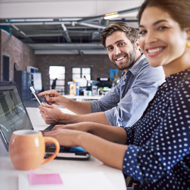 teamwork-technology-portrait-businessman-woman-desk-laptop-creative-agency-working-web-project-together-270658849